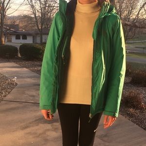 Teal-green Gerry winter coat